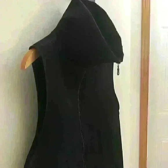 Annette Gortz Designer Relaxed Fit Soft Shell Vest Black Size  36 - Picture 3 of 14